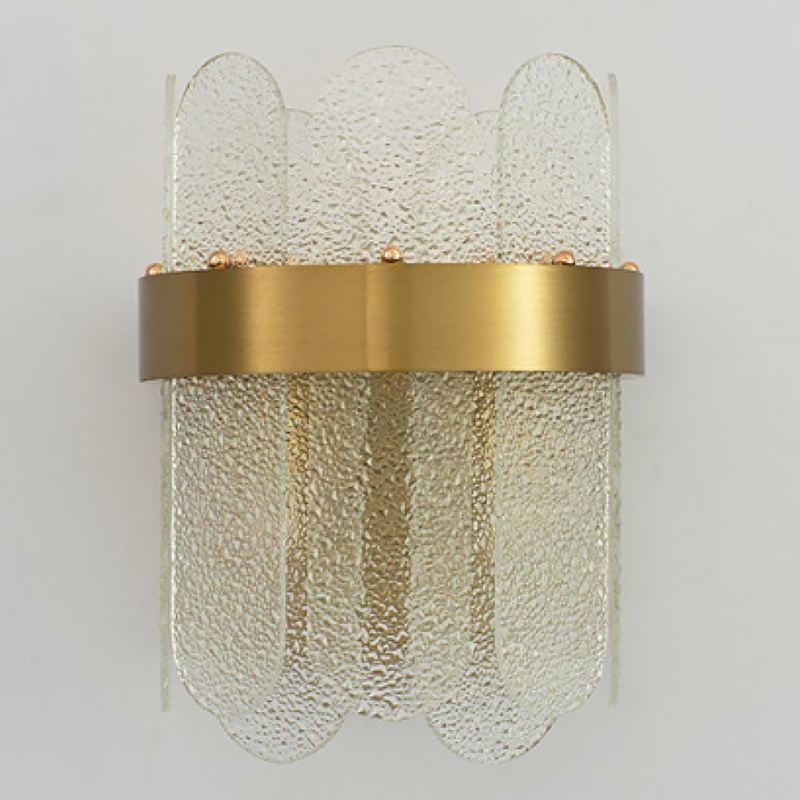 Бра Blount Raised Wall Lamp Прозрачное Стекло Латунь Бра Blount Raised Wall Lamp Прозрачное Стекло Латунь в Грозном | Loft Concept
