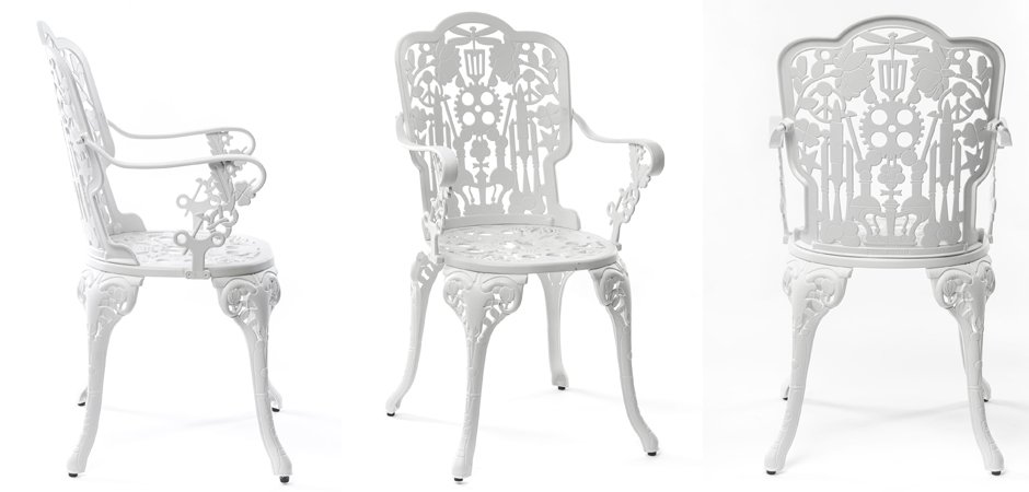 Стул Seletti Industry Collection ALUMINIUM ARMCHAIR – WHITE Стул Seletti Industry Collection ALUMINIUM ARMCHAIR – WHITE - Loft-Concept в Грозном