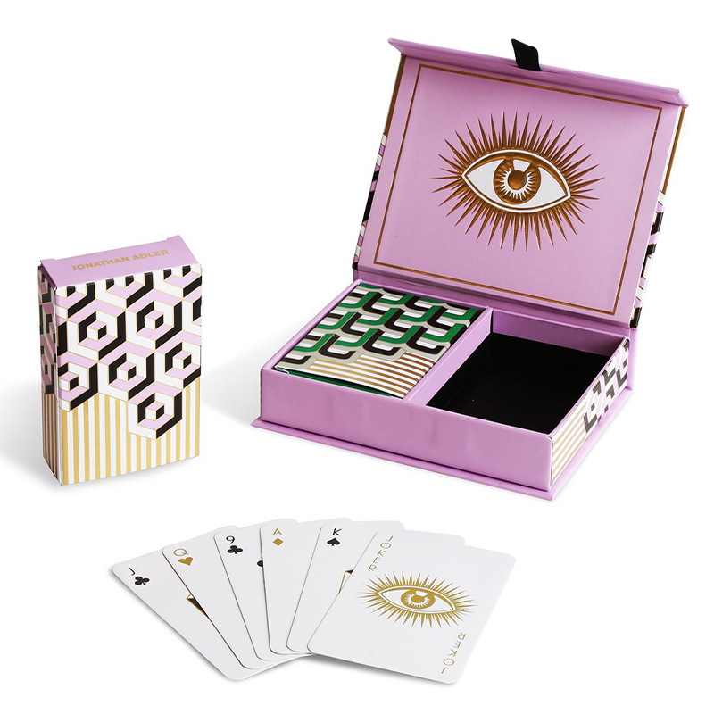 Игральные карты VERSAILLES PLAYING CARD SET Jonathan Adler Розовый Черный Белый Золотой Зеленый Игральные карты VERSAILLES PLAYING CARD SET Jonathan Adler Розовый Черный Белый Золотой Зеленый в Грозном | Loft Concept