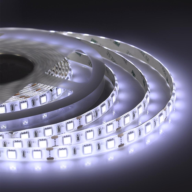 Светодиодная влагозащищенная лента 14,4W/m 60LED/m 5050SMD холодный белый Белый Светодиодная влагозащищенная лента 14,4W/m 60LED/m 5050SMD холодный белый Белый в Грозном | Loft Concept