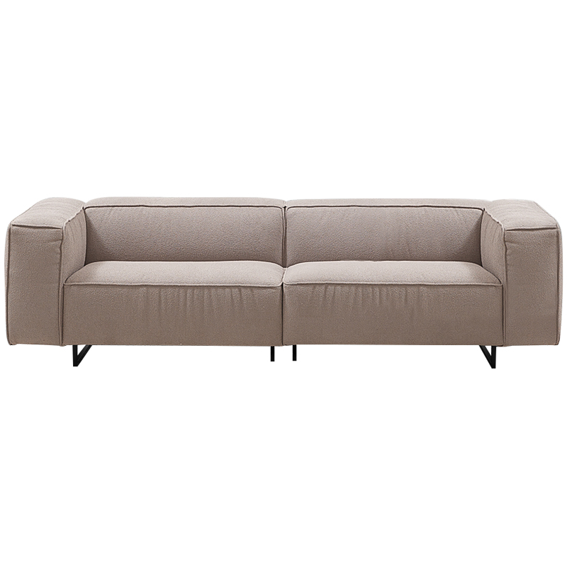 Диван Bastien Soft Beige Sofa Бежевый Черный Диван Bastien Soft Beige Sofa Бежевый Черный в Грозном | Loft Concept
