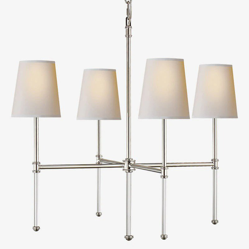 Люстра Nicoleta Silver Chandelier Серебряный Белый Люстра Nicoleta Silver Chandelier Серебряный Белый в Грозном | Loft Concept
