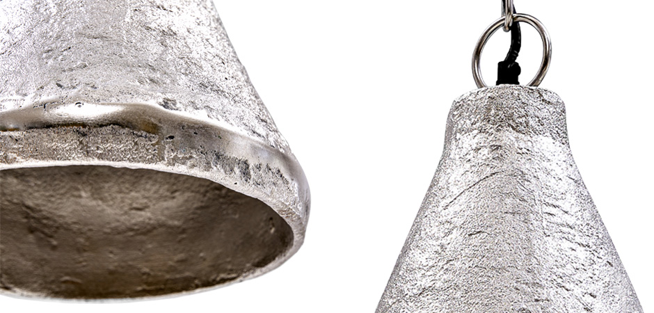 Подвесной светильник Rough Silver Pendant Подвесной светильник Rough Silver Pendant - Loft-Concept в Грозном