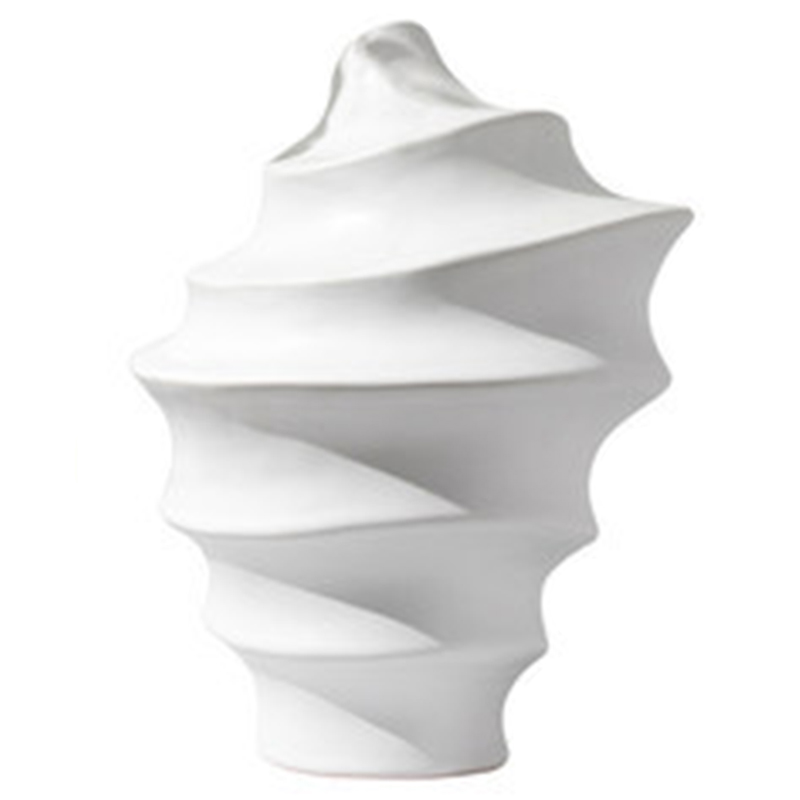 Ваза White Spiral Molecule Collection Vase Белый Ваза White Spiral Molecule Collection Vase Белый в Грозном | Loft Concept