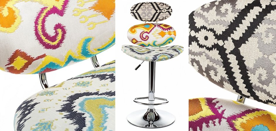Барный стул Ikat Bar Stool Барный стул Ikat Bar Stool - Loft-Concept в Грозном