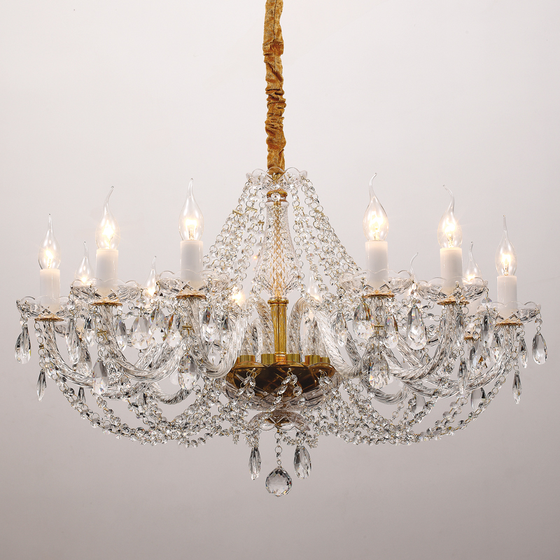Люстра Melisa Chandelier 82 Прозрачный Глянцевое золото Люстра Melisa Chandelier 82 Прозрачный Глянцевое золото в Грозном | Loft Concept