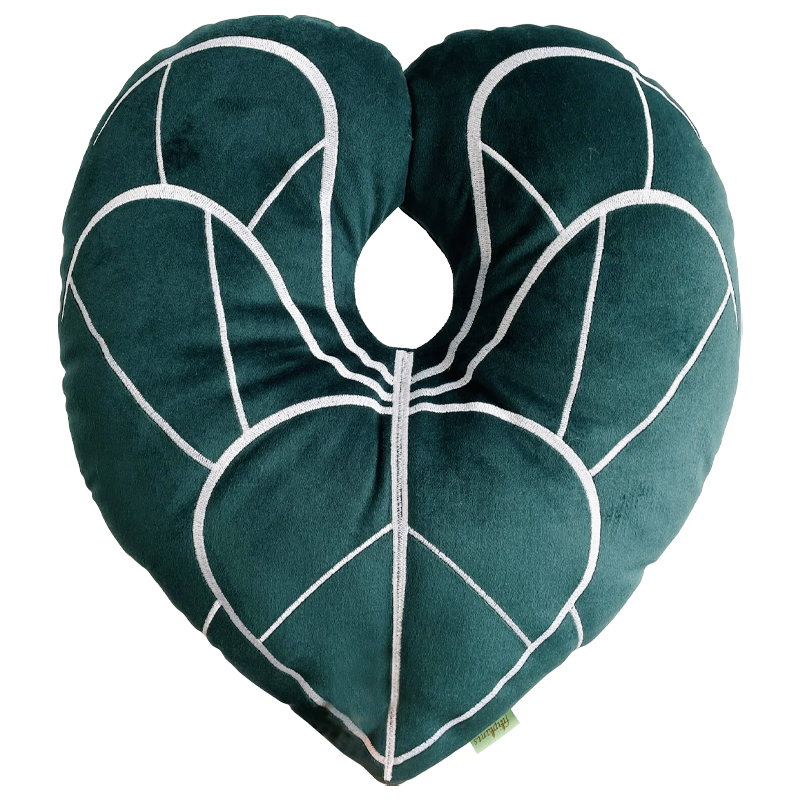 Декоративная подушка Botanical Cushion Anthurium Зеленый Белый Декоративная подушка Botanical Cushion Anthurium Зеленый Белый в Грозном | Loft Concept