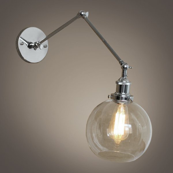 Бра Round Iron Joints Chrome  в Грозном | Loft Concept 