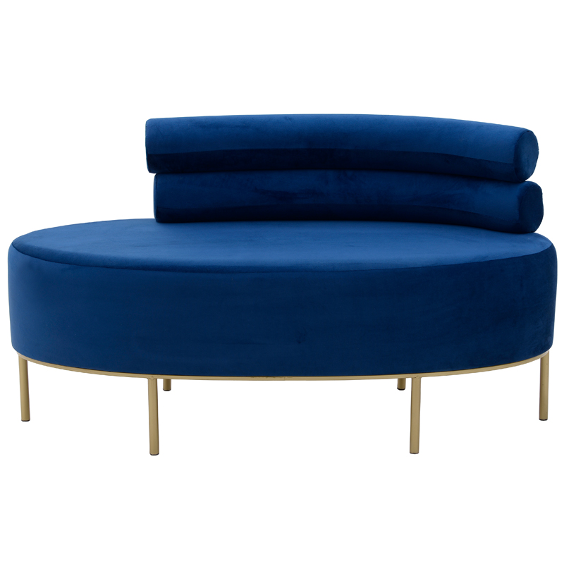 Кушетка Fening Lounge Sapphire Blue Сапфирово-синий Золотой Кушетка Fening Lounge Sapphire Blue Сапфирово-синий Золотой в Грозном | Loft Concept