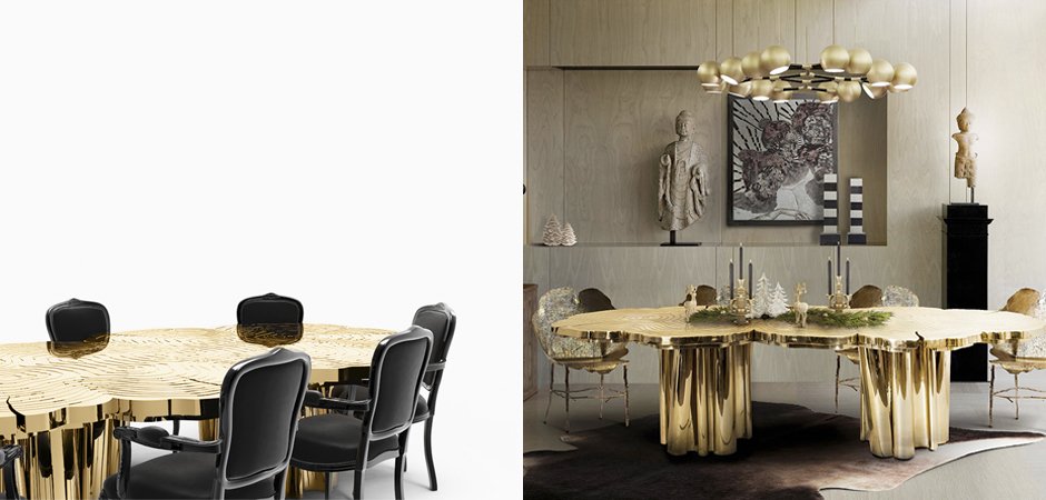 Обеденный стол Fortuna dining table by Boca do lobo Обеденный стол Fortuna dining table by Boca do lobo - Loft-Concept в Грозном