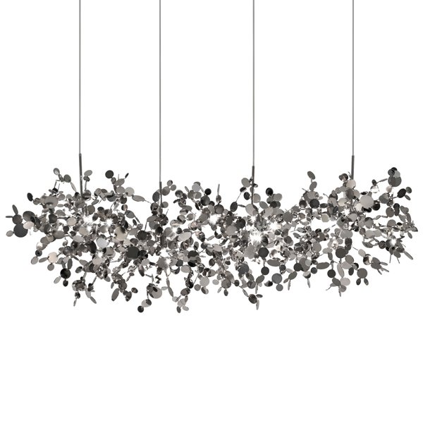 Люстра Terzani Argent Suspension Linear Хром Люстра Terzani Argent Suspension Linear Хром в Грозном | Loft Concept