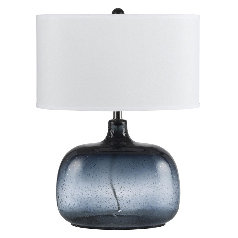 Настольная лампа Ozanne Table lamp Белый Темно-синий Настольная лампа Ozanne Table lamp Белый Темно-синий в Грозном | Loft Concept
