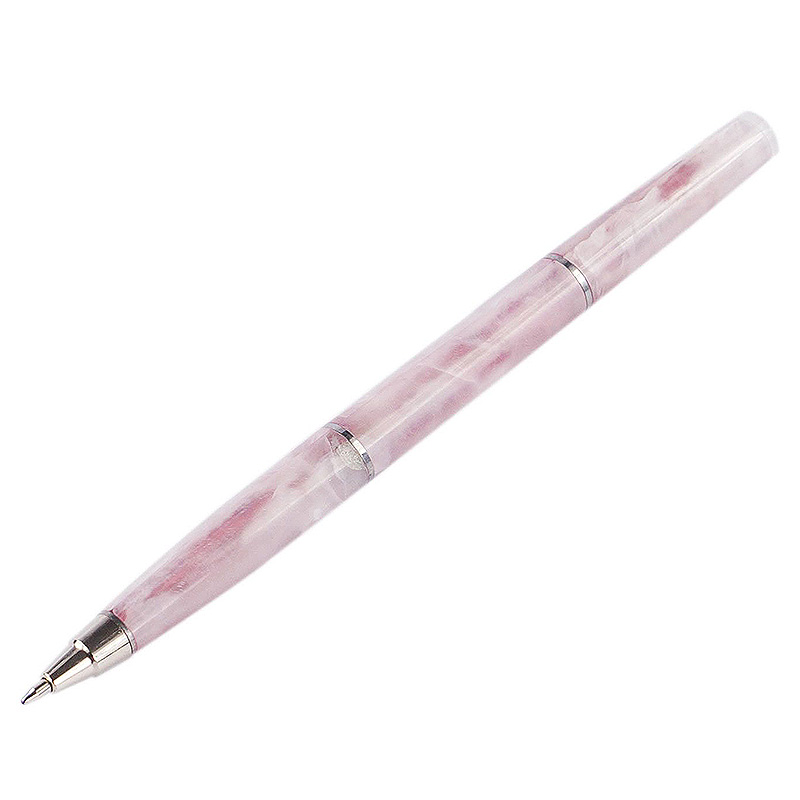 Ручка шариковая из натурального камня Кварц Розовый Stone Pens Розовый Серебряный Ручка шариковая из натурального камня Кварц Розовый Stone Pens Розовый Серебряный в Грозном | Loft Concept