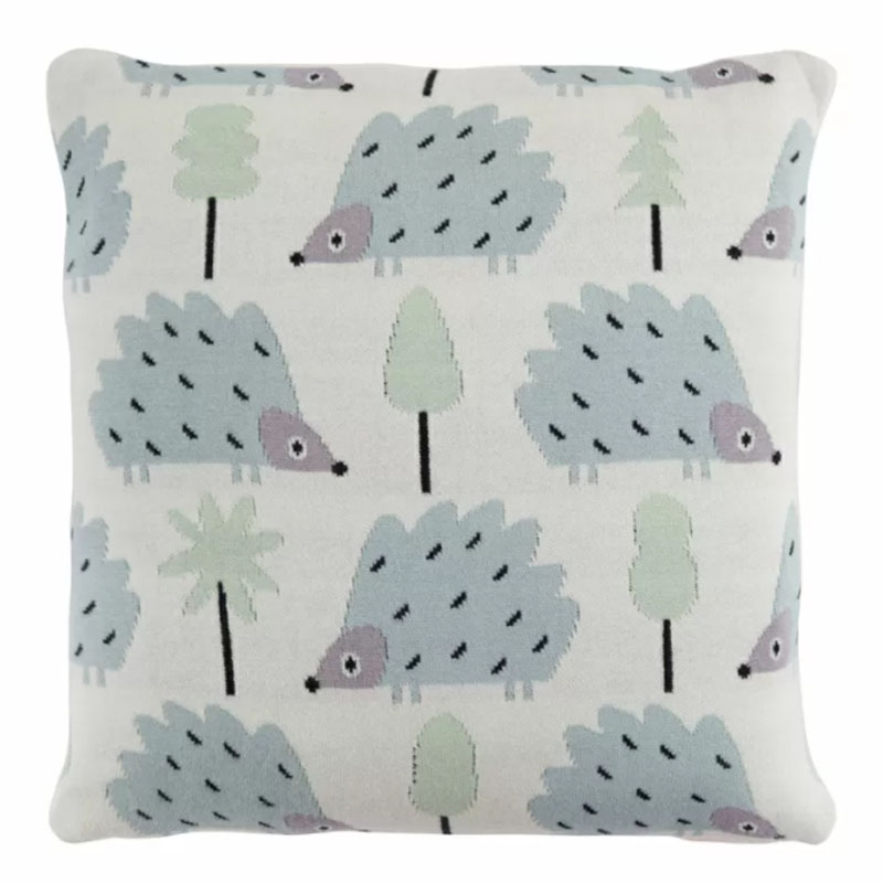 Подушка Blue Hedgehogs Мульти Подушка Blue Hedgehogs Мульти в Грозном | Loft Concept