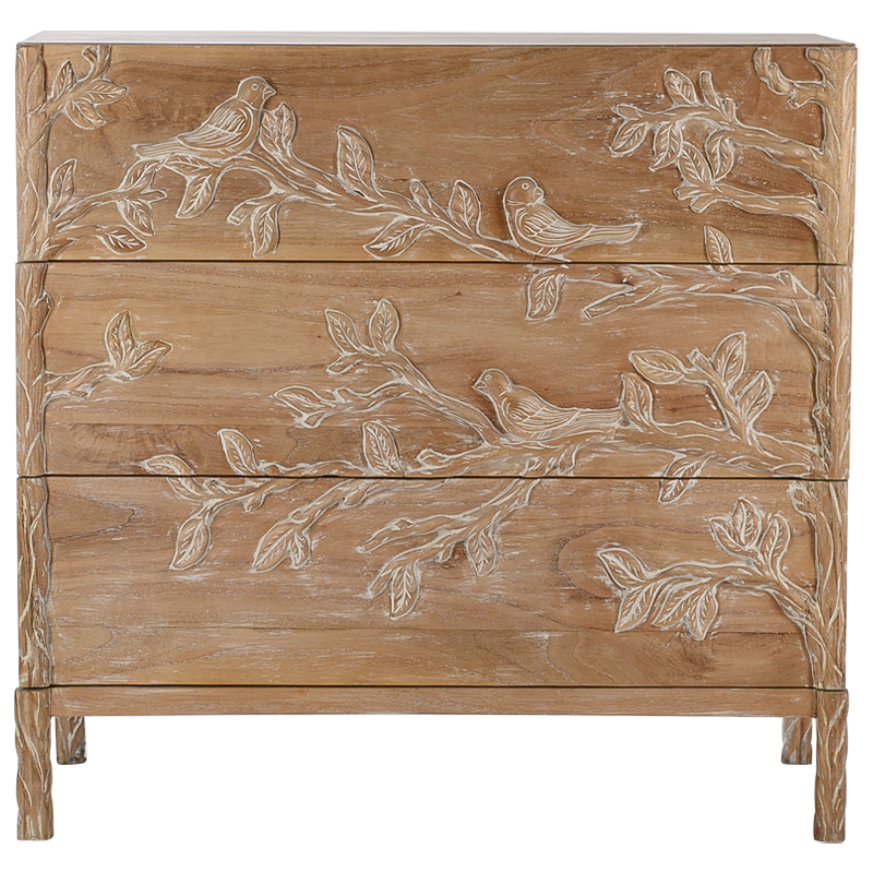 Комод с птицами Land & Sky Chest of Drawers Древесина Комод с птицами Land & Sky Chest of Drawers Древесина в Грозном | Loft Concept
