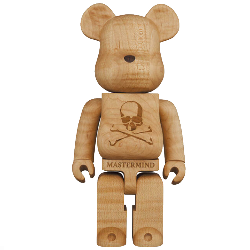 Статуэтка Bearbrick Mastermind Древесина в Грозном | Loft Concept 