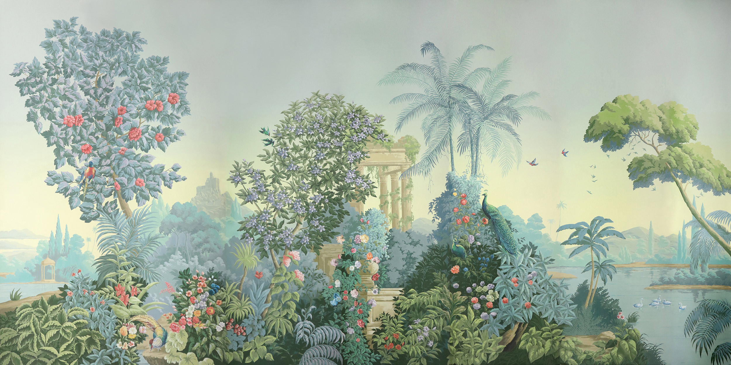 Обои ручная роспись Paradise Lost Celeste on scenic paper Обои ручная роспись Paradise Lost Celeste on scenic paper - постер Loft-Concept в Грозном