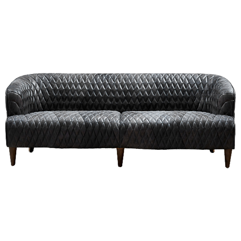 Диван Rhombuses Upholstery Graphite Sofa Графитовый Диван Rhombuses Upholstery Graphite Sofa Графитовый в Грозном | Loft Concept