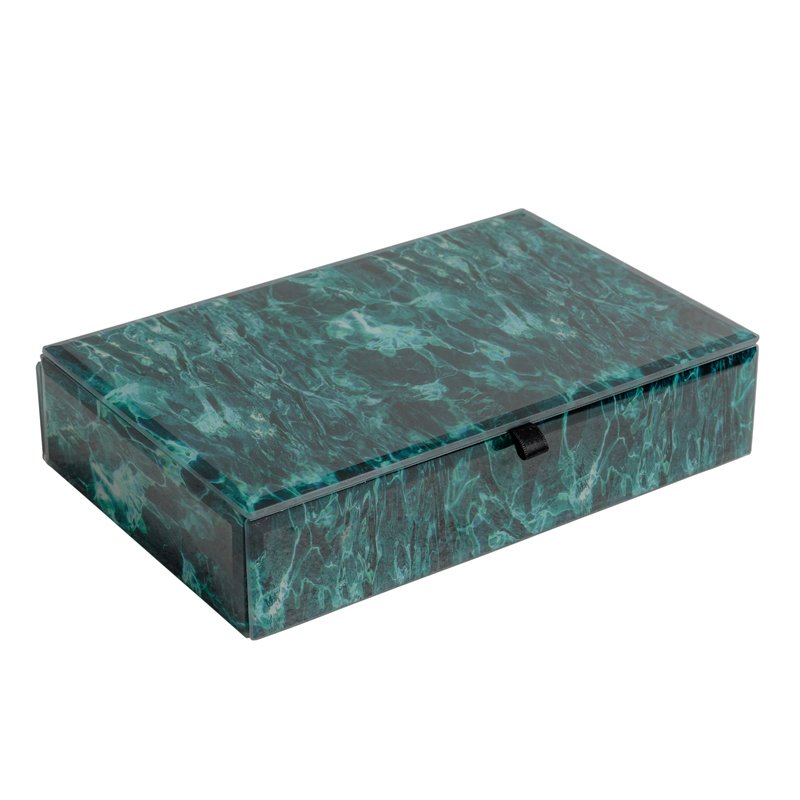 Шкатулка Turquoise Smoke Бирюзовый Шкатулка Turquoise Smoke Бирюзовый в Грозном | Loft Concept