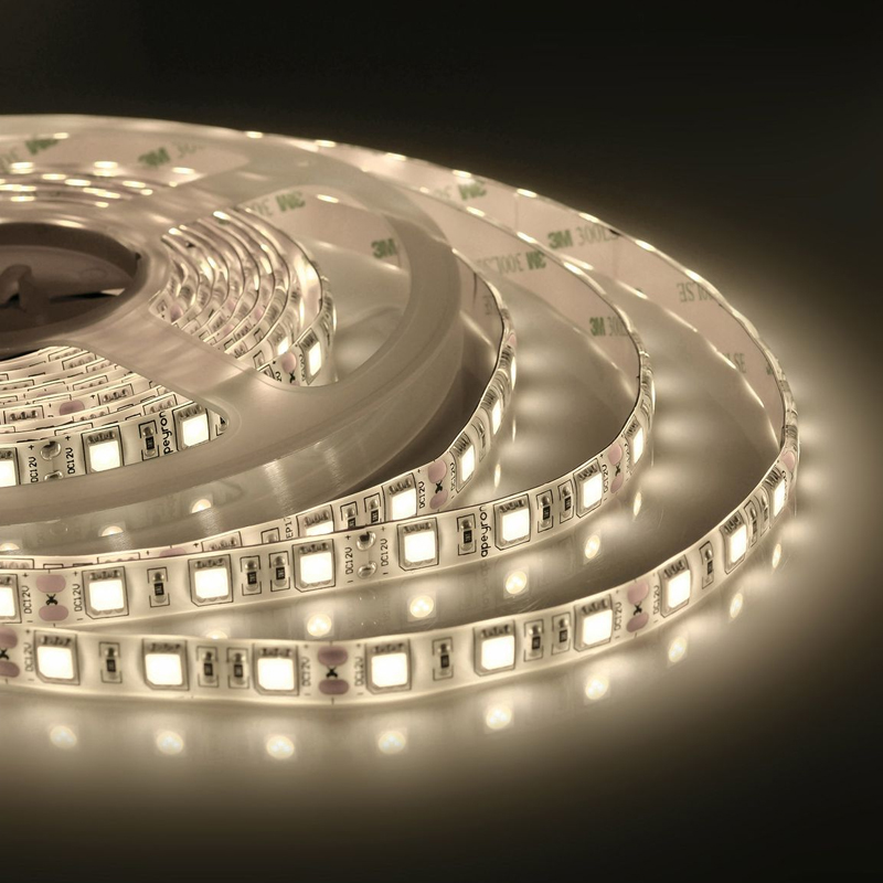 Светодиодная влагозащищенная лента 60LED/m 5050SMD теплый белый 5M Белый Светодиодная влагозащищенная лента 60LED/m 5050SMD теплый белый 5M Белый в Грозном | Loft Concept