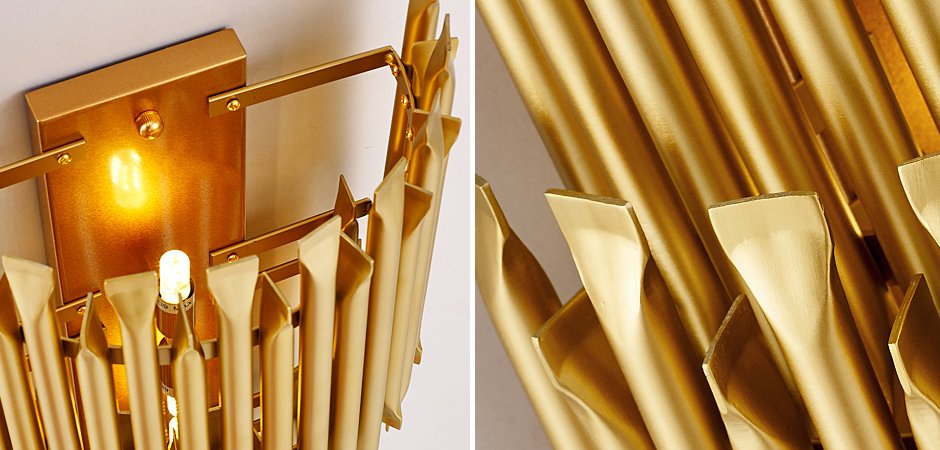 Бра MATHENY III WALL LAMP by DELIGHTFULL Gold - Loft-Concept в Грозном