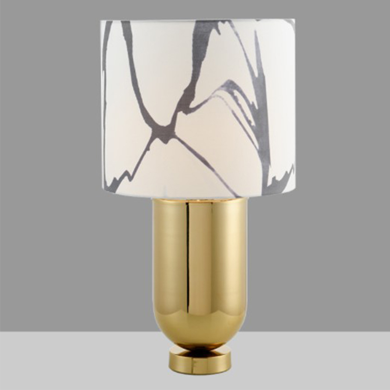 Настольная лампа Adeline Gold Table Lamp Золотой Белый Настольная лампа Adeline Gold Table Lamp Золотой Белый в Грозном | Loft Concept