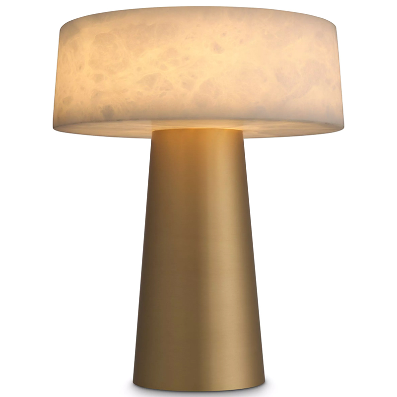 Настольная лампа Eichholtz Table Lamp Cinco Латунь Бежевый Настольная лампа Eichholtz Table Lamp Cinco Латунь Бежевый в Грозном | Loft Concept