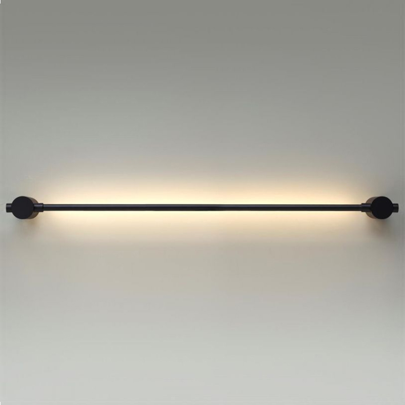 Черное светодиодное бра Trumpet tube Wide Черный матовый Черный Черное светодиодное бра Trumpet tube Wide Черный матовый Черный в Грозном | Loft Concept