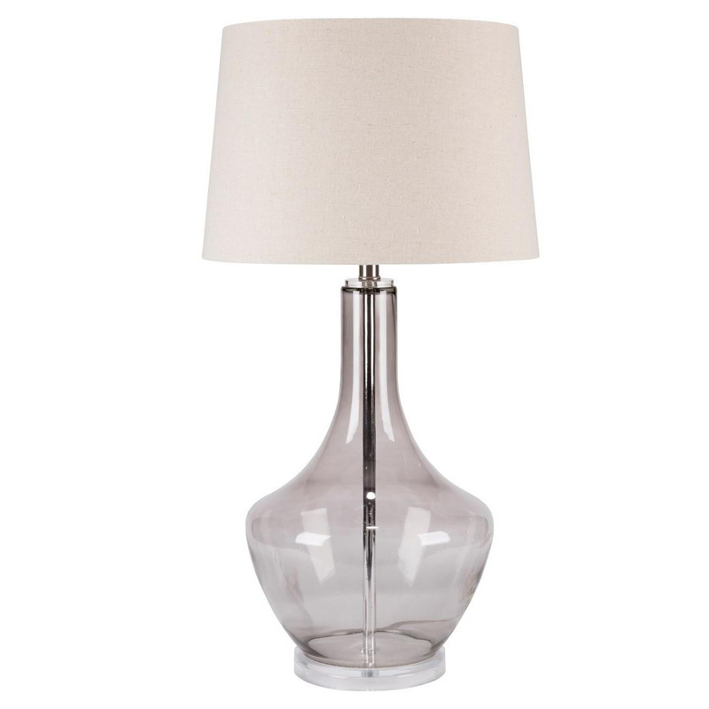 Настольная лампа Fantina Table lamp gray Белый Светло-серый Настольная лампа Fantina Table lamp gray Белый Светло-серый в Грозном | Loft Concept