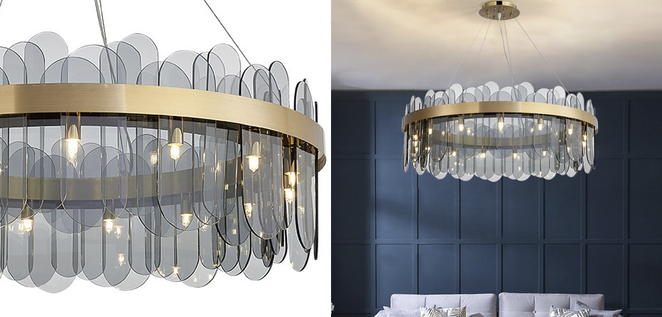 Люстра Blount Chandelier Smokey Люстра Blount Chandelier Smokey - Loft-Concept в Грозном