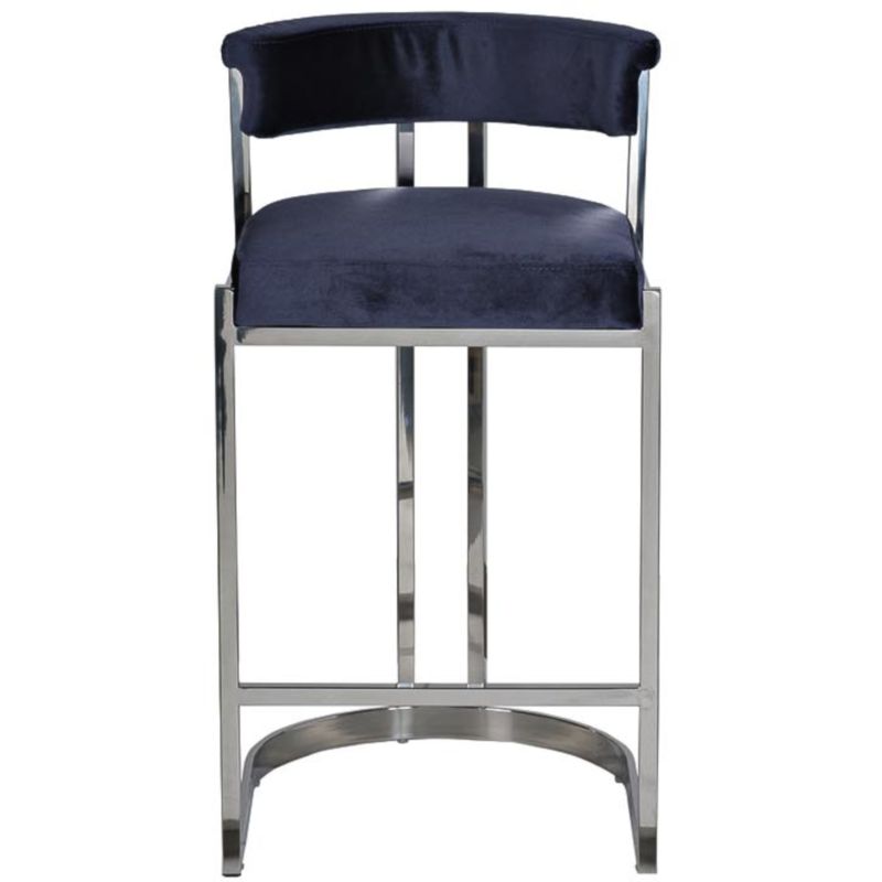 Стул барный Moselle dark blue Темно-синий Стул барный Moselle dark blue Темно-синий в Грозном | Loft Concept