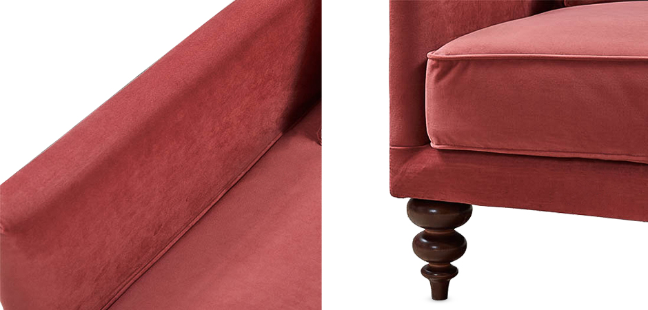 Диван Graceful Details Sofa Crimson Диван Graceful Details Sofa Crimson - Loft-Concept в Грозном