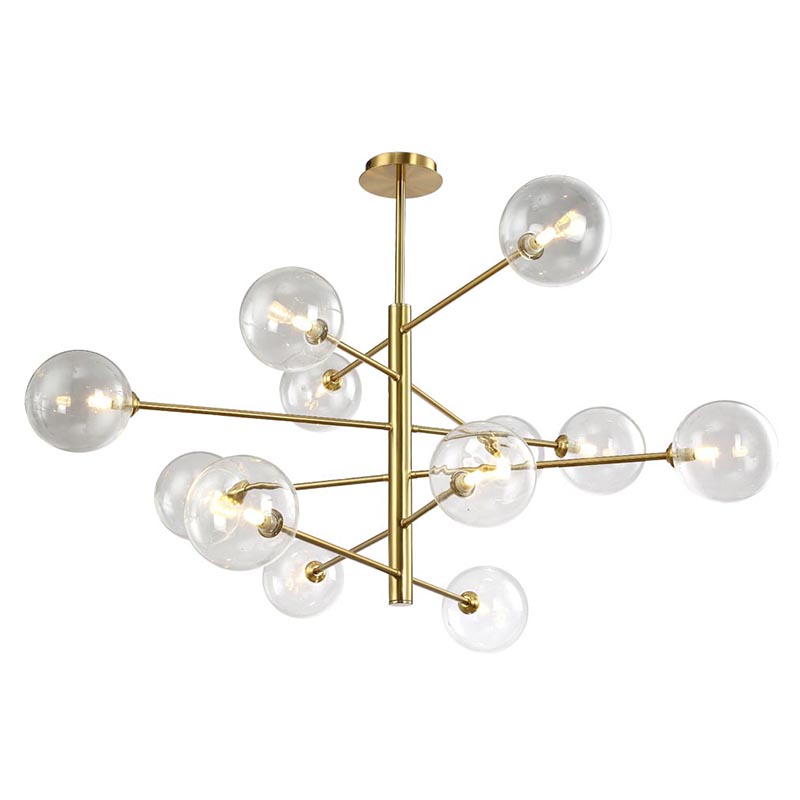 Люстра Gallotti & Radice Chandelier Gold 12 Глянцевое золото Люстра Gallotti & Radice Chandelier Gold 12 Глянцевое золото в Грозном | Loft Concept
