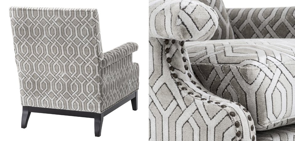 Кресло Eichholtz Chair Goldoni Grey Кресло Eichholtz Chair Goldoni Grey - Loft-Concept в Грозном