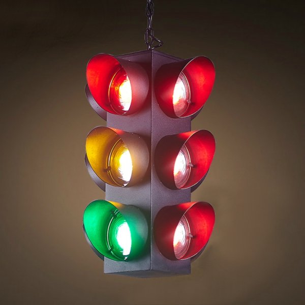Подвесной светильник Светофор Loft Traffic Light Pendant  в Грозном | Loft Concept 