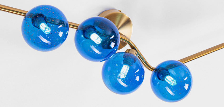Бра Cherry FLUSH MOUNT Wall Lamp blue Бра Cherry FLUSH MOUNT Wall Lamp blue - Loft-Concept в Грозном