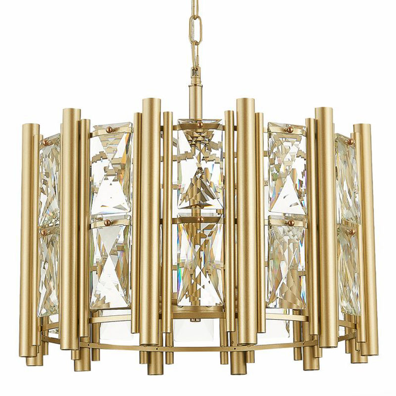 Люстра Rivelen Chandelier D50 Золотой Шампань Прозрачное Стекло Люстра Rivelen Chandelier D50 Золотой Шампань Прозрачное Стекло в Грозном | Loft Concept