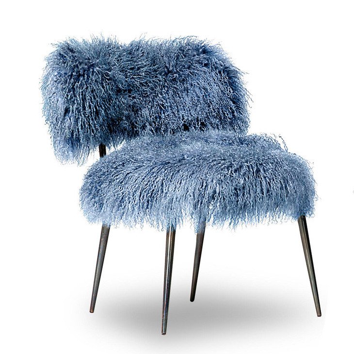 Стул Baxter Nepal Fauteuil Сапфирово-синий Темная бронза Стул Baxter Nepal Fauteuil Сапфирово-синий Темная бронза в Грозном | Loft Concept