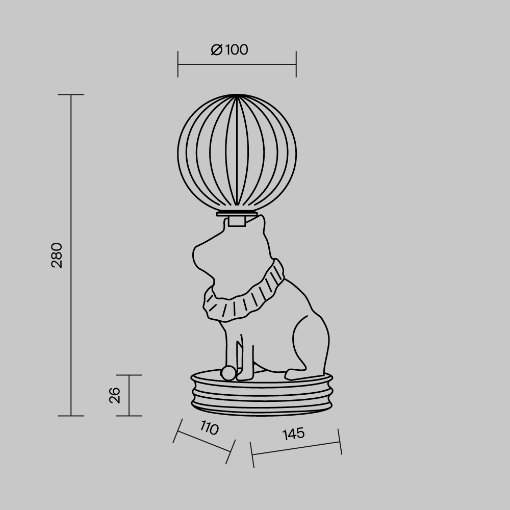 Настольный светильник Senor Capybara 3000К 5Вт в Грозном