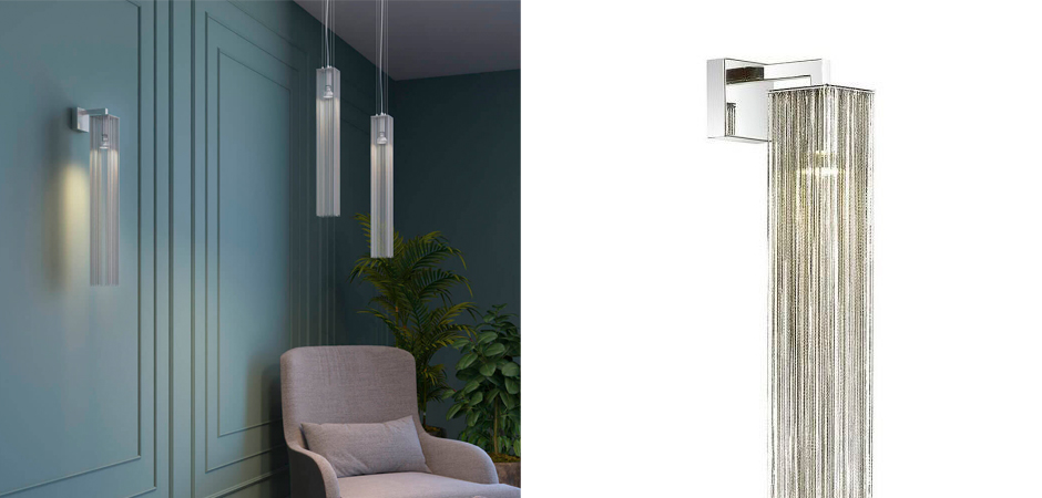 Бра Atlantis Chain Nickel One Sconces Бра Atlantis Chain Nickel One Sconces - Loft-Concept в Грозном