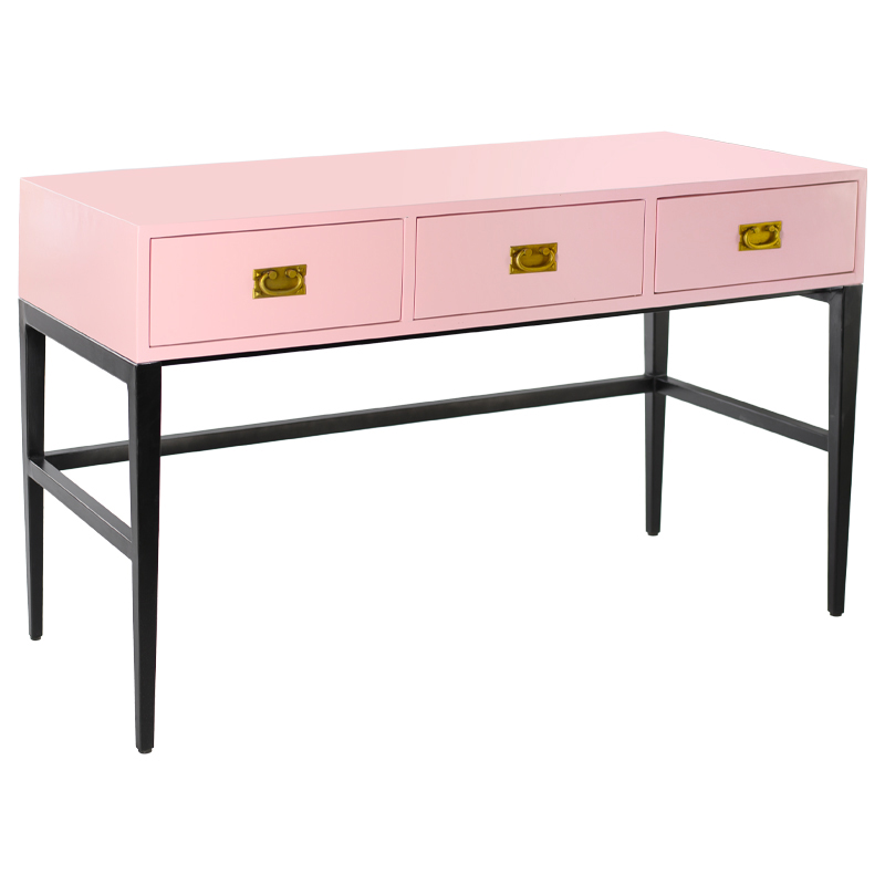 Консоль Orpha Console Розовый Черный Золотой Консоль Orpha Console Розовый Черный Золотой в Грозном | Loft Concept