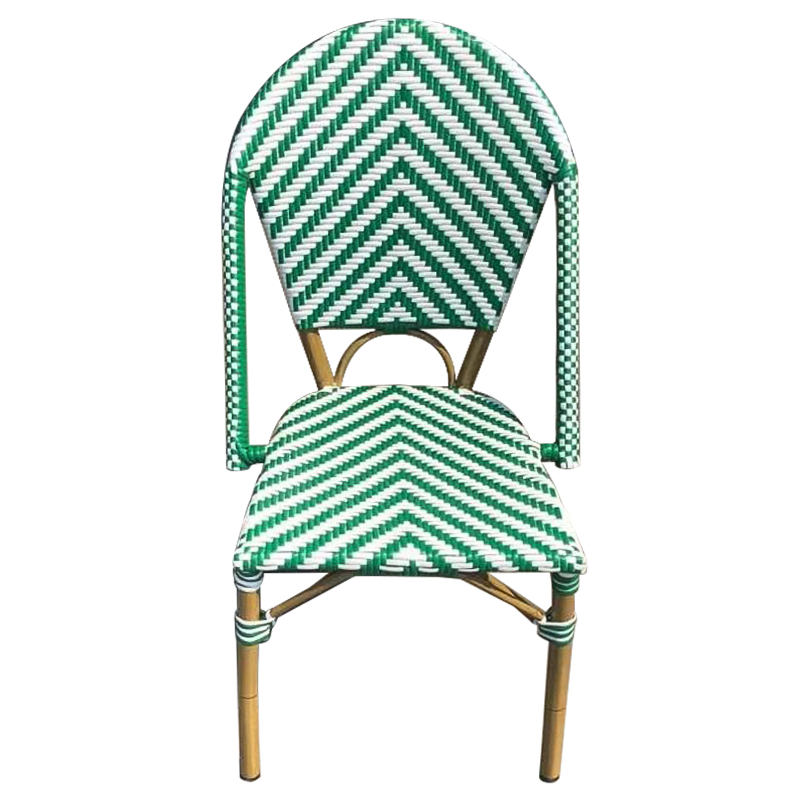 Стул ротанг Wicker Jerome Rattan Chair Green Зеленый Белый Древесина Стул ротанг Wicker Jerome Rattan Chair Green Зеленый Белый Древесина в Грозном | Loft Concept