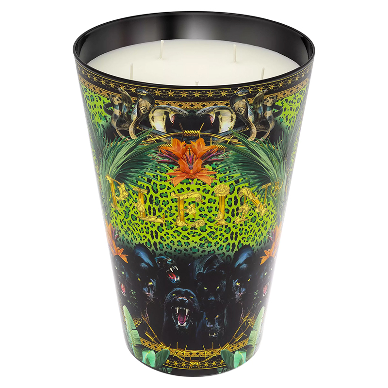 Свеча Philipp Plein Candle Jungle XL Черный Мульти Свеча Philipp Plein Candle Jungle XL Черный Мульти в Грозном | Loft Concept