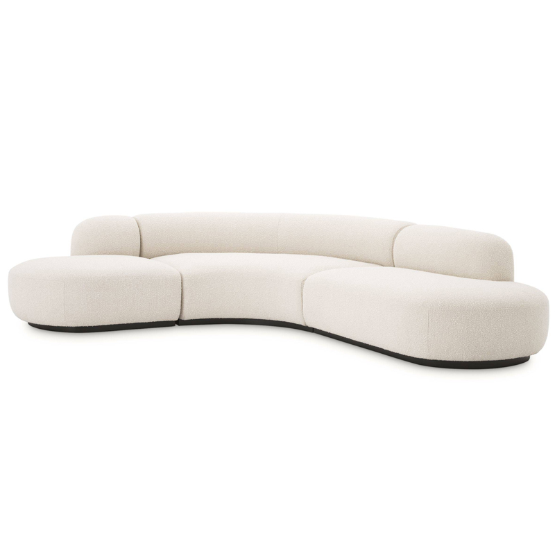 Диван Eichholtz Sofa Bjorn Кремовый Черный в Грозном | Loft Concept 