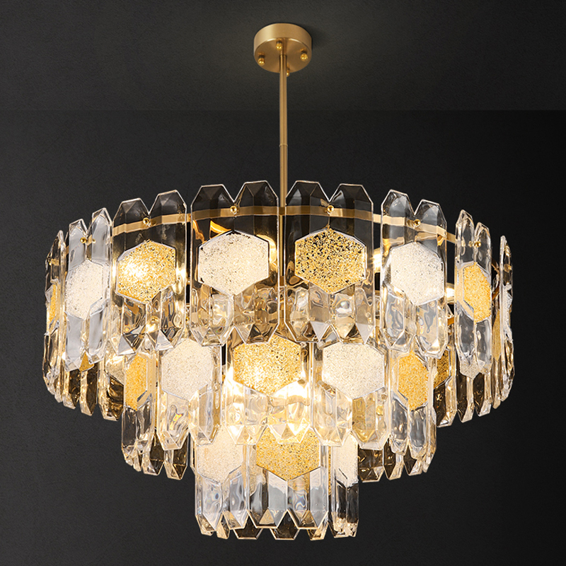 Люстра Oswalda Round Chandelier Золотой Люстра Oswalda Round Chandelier Золотой в Грозном | Loft Concept