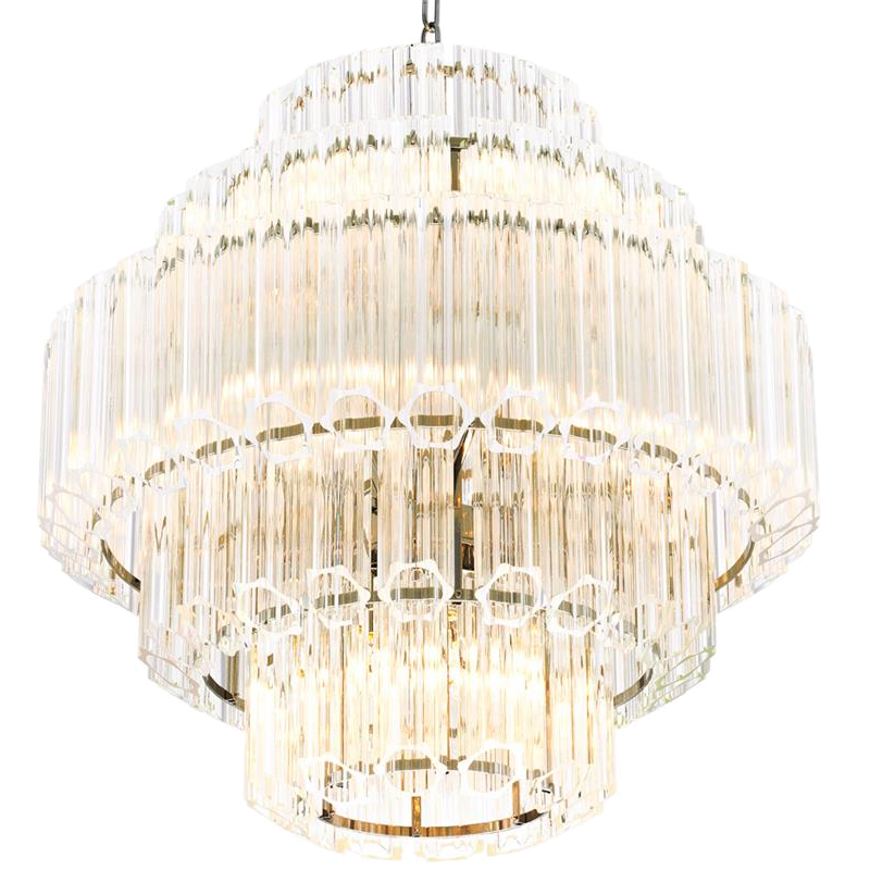 Люстра Chandelier Vittoria S Clear Никель Прозрачный (Transparent) Люстра Chandelier Vittoria S Clear Никель Прозрачный (Transparent) в Грозном | Loft Concept