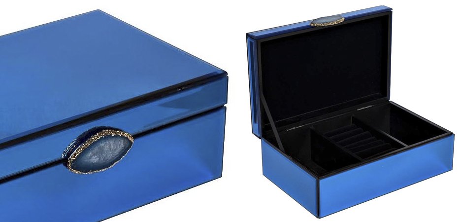 Шкатулка Blue Surprise Parallelepiped Шкатулка Blue Surprise Parallelepiped - Loft-Concept в Грозном