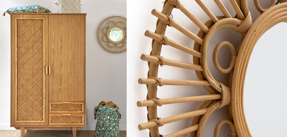 Зеркало Mirror Rattan Round D65 Зеркало Mirror Rattan Round D65 - Loft-Concept в Грозном