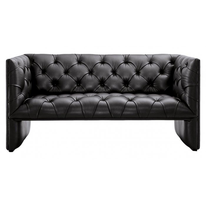 Диван Edwards Loveseat Черный в Грозном | Loft Concept 