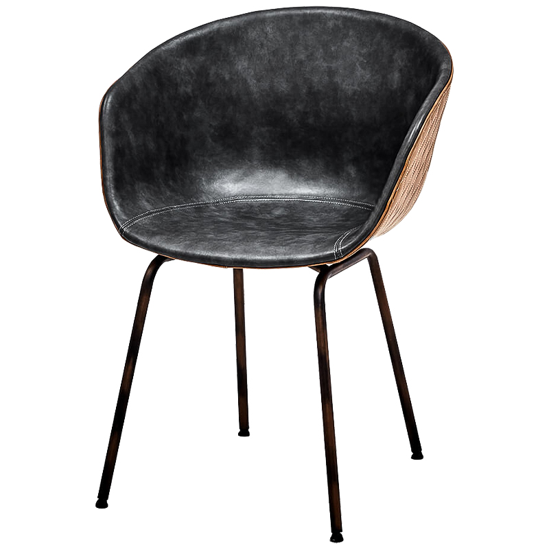 Стул Combi Caramel and Graphite Stool Черный Карамель Темная бронза Стул Combi Caramel and Graphite Stool Черный Карамель Темная бронза в Грозном | Loft Concept